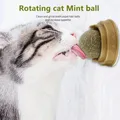Natural Catnip Cat Wall Stick-on Ball Toy Treats Healthy Natural Removes Hair Balls to Promote