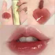 Lip Glaze Non-stick Cup Ice Tea Lipgloss Female Makeup Red Lip Tint Mirror Water 8 Color Liquid