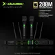 X-DUOMIC M100MAX wireless microphone system dynamic multi-function color screen with equalization