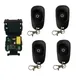 AC 220V 1CH 1 CH Wireless RF Remote Control Light Switch 10A Relay Output Radio Receiver