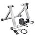 Indoor Bike Trainer - Convert Mountain, Road, or Beach Bicycle - Stationary Exercise Bike Indoor Riding by Bike Lane (Silver)