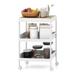 Costway 3 Tier Utility Rolling Cart Rolling Storage Cart with - See Details