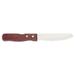 CRESTWARE SKJW Steak Knife,5 in. L,Wood Handle,PK12