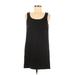 Theory Casual Dress - Shift Scoop Neck Sleeveless: Black Print Dresses - Women's Size 8
