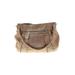 Tignanello Leather Satchel: Tan Bags