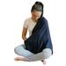 Infinity Nursing Scarf Navy Blue Breastfeeding Cover