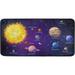 SKYSONIC Planets Solar System Kitchen Mats Washable Long Floor Runner Rug Non-Slip Fatigue Area Rugs Fashion Absorbent Doormat Cushioned for Farmhouse Home Bath Indoor Outdoor Decor 39x20 in