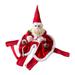 Dog Costume Santa Claus Suits Dogs Pet Cosplay Costume Party Dogs Outfit Funny Holiday Outfits Clothes Santa Hat Cloak for Dogs M