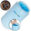 Dog Paw Cleaner | Easy To Open Lid Soft Bristles Quick Pet Feet Cleaning | Portable Dog Paw Washer for Dirty Paws | Travel Foot Paw Washer for Medium Dogs and Cat - Petsonik (Paw Cleaner Only) Blue