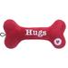 H&K for Dogs Power Plush | Hugs & Kisses (Small) | Double Sided Funny Dog Toy | Dog Toy with Squeaker | Dog Gift | Fun Durable and Safe | Squeaky Dog Toy