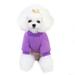 YUEHAO Dog Sweaters for Small Dogs New Carrot Sweater Cute Dog Clothing Small and Medium-Sized Dog Pet Clothes Small Dog Sweater (Purple M)