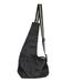 Oxford Cloth Pet Dog Cat Carrier Bag Durable Washable Oxford Cloth Single-shoulder Sling Bag Pet Dog Cat Carrier Bag - Size M (Black)