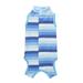 Farfi Dog Weaning Suit Stripes Pattern Wound Recovery Elastic Pet Surgery Recovery Suit Pet Supplies (Blue S)