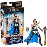 Marvel Legends Series Thor: Love and Thunder King Valkyrie Action Figure 6-inch Collectible Toy 1 Accessory 2 Build-A-Figure Parts