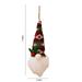 Tuphregyow LED Light Up Hanging Gnome Christmas Decorations - Adorable Faceless Doll Plush Gnomes Santa Dolls with Luminous Effect for Festive Tree Decorations multiple colour