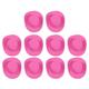 Ongmies Room Decor Clearance Party Favors 10Pcs Cowboy Hat Plastic Western Hat Cute Doll Hat Party Hats for Pretend Play Dollhouse Decoration Pink