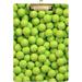 Hyjoy 12x9in 3D Tennis Balls Clipboards Standard A4 Letter Size Nursing Clipboard with Low Profile Metal Clip Decorative Clip Board for Office Supplies Gold