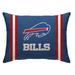 Buffalo Bills 20" x 26" Standard Stripe Logo Micro Plush Bed Pillow Cover
