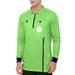 Toptie Men s Official Soccer Long Sleeve Referee Jersey USSF Pro Uniform-Green-2XL