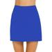 Baqcunre Skorts for Woman Casual Solid Tennis Skirt Yoga Sport Active Skirt Shorts Skirt Shorts for Women Gym Shorts Women Workout Shorts Women Blue S-XXL