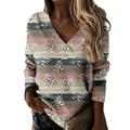 Ydkzymd Bustier Tops For Women Longline Multicolor Elbow Compression Sleeve Casual Marble Striped Cozy Tops Plaid Plus Size Graphic Tunics Color Block Trendy V Neck Oversized Blouses XL