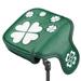 Xinhuadsh Golf Club Head Cover with Magnetic Closure Scratch-proof Clover Embroidered Golf Putter Protector Cover Protective Equipment