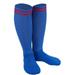 Lian LifeStyle Exceptional Girl s 1 Pair Knee High Sports Socks for Soccer Softball Baseball and Many Other Sports XL002 Size L Color Blue