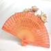 HANXIULIN Wedding Hand Fragrant Party Carved Bamboo Folding Fan Chinese Style Wooden Home Decor