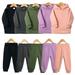 Esaierr 2PCS Kids Toddler Baby pullover Tops Sweatsuit + Pants Outfits for Girls Boys Hooded Sweatshirt Jogger Pants Outfits Casual Long Sleeve Autumn Winter Solid Colour Outfits for 1-7Y