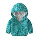 Toddler Boys Autumn Winter Baby Grils Car Print Zipper Hooded Windproof Coat