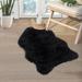 Yesfashion Fluffy Rugs Faux Sheepskin Rugs Soft Faux Fur Rugs Chair Couch Cover Cute Fuzzy Rugs for Bedroom Floor Sofa Living Room