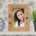 My First Communion Personalized Wooden Photo Frame 4 x 6 Brown (Vertical)