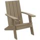 Berkfield Home - Mayfair Garden Adirondack Chair Light Brown 75x88.5x89.5cm Polypropylene