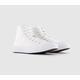 Converse White All Star High Top Mono Canvas Trainers, 10