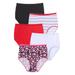 Plus Size Women's Cotton Brief 5-Pack by Comfort Choice in Love Pack (Size 10) Underwear