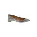 Jerome C. Rousseau Heels: Flats Chunky Heel Glamorous Gold Shoes - Women's Size 35.5 - Closed Toe