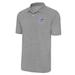 Men's Antigua Heather Gray Lubbock Christian Chaparral Legacy Digital Thermal Desert Dry Pique Polo