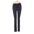Madewell Jeans - Mid/Reg Rise Skinny Leg Denim: Black Bottoms - Women's Size 28 - Sandwash