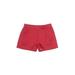 Bcg Shorts: Red Print Bottoms - Kids Girl's Size X-Small - Dark Wash