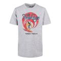 T-Shirt F4NT4STIC "The Beach Boys- Surfer '83 Vintage" Gr. 158/164, grau (heathergrey) Mädchen Shirts T-Shirts