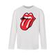 T-Shirt F4NT4STIC "The Rolling Stones Classic Tongue" Gr. 134/140, weiß Mädchen Shirts T-Shirts