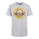 T-Shirt F4NT4STIC "Guns 'n' Roses Vintage Classic Logo Black" Gr. 158/164, grau (heathergrey) Mädchen Shirts T-Shirts