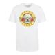 T-Shirt F4NT4STIC "Guns 'n' Roses Vintage Classic Logo Black" Gr. 146/152, weiß Mädchen Shirts T-Shirts