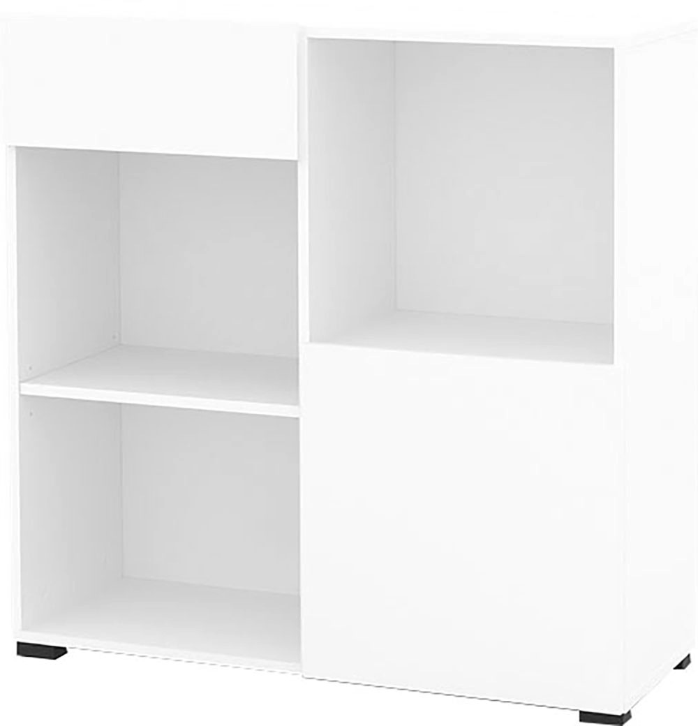 „Aktenschrank HELVETIA „“Agapi““ Schränke Gr. B/H/T: 90 cm x 88,5 cm x 35 cm, weiss, 1 St., weiß Aktenschränke Breite 90 cm.“