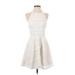 Lisa & Lucy Casual Dress: White Dresses - Women's Size X-Small
