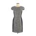 Moulinette Soeurs Casual Dress - Sheath: Black Houndstooth Dresses - Women's Size 6