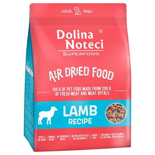 Sparpaket: 2x1kg Dolina Noteci Superfood Adult Trockenfutter mit Lamm Hundefutter trocken