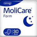MoliCare Form Night: Anatomisch geformte Inkontinenz-Vorlage für Frauen und Männer bei moderater Urin- und Stuhlinkontinenz, 4x30 Stück