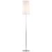 PageOne Sleeker 62.5" High Modern LED Chrome Finish Floor Lamp