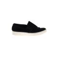 MICHAEL Michael Kors Flats: Slip-on Platform Casual Black Print Shoes - Women's Size 7 1/2 - Almond Toe